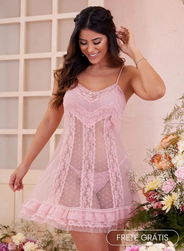 Camisola de Renda Splendore