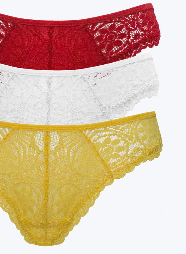 Kit Calcinhas Fio Dental Florescer