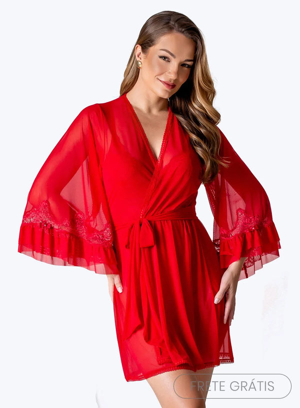 Robe de Renda Le Rouge